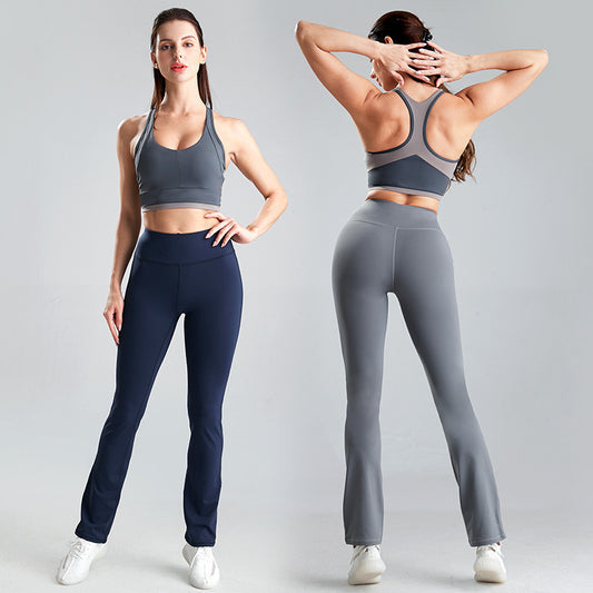 Pantalon de yoga taille haute rehaussant les hanches